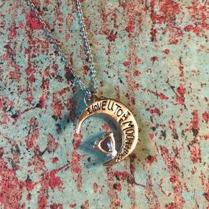Footnotes I Love You to the Moon Necklace